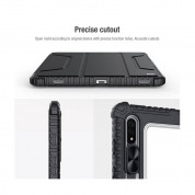 Nillkin Bumper PRO Protective Stand Case - удароустойчив хибриден кейс за Samsung Galaxy Tab S8 Plus, Galaxy Tab S7 Plus (тъмносин) 8