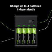 Green Cell VitalCharger Battery Charger With 4 AA Rechargeable Batteries - комплект 4 броя АА батерии и зарядно за презареждаеми батерии с microUSB и USB-C портове 3