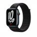Apple Watch Nike Band Sport Loop - оригинална текстилна каишка за Apple Watch 42мм, 44мм, 45мм (черен) 2