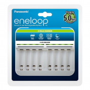 Panasonic Eneloop Charger BQ-CC63E - зарядно с 8 гнезда за презареждаеми батерии (бял)  1