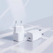 Platinet USB-C Wall Charger 20W - захранване за ел. мрежа с USB-C изход и технология за бързо зареждане (бял) 2