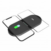 Platinet Wireless Charger Duo 2x10W - двойна поставка (пад) за безжично зареждане на Qi съвместими мобилни устройства (черен) 5