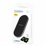 Platinet Wireless Charger Duo 2x10W - двойна поставка (пад) за безжично зареждане на Qi съвместими мобилни устройства (черен) 6