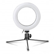 Platinet Ring Lamp And Tripod PMRL6 - LED лампа с трипод (черен)