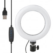 Platinet Ring Lamp And Tripod PMRL6 - LED лампа с трипод (черен) 2