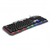 Varr Multimedia Pro-Gaming Keyboard Metal - геймърска клавиатура с LED подсветка (за PC) 3