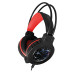 Varr Over-Ear Gaming Headset VH6010B - геймърски слушалки с микрофон и LED подсветка (черен-червен) 1