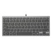 Platinet USB Keyboard K120 US - компактна жична клавиатура за PC (черен-сребрист)  2