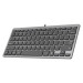 Platinet USB Keyboard K120 US - компактна жична клавиатура за PC (черен-сребрист)  3