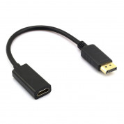 Platinet Multimedia Adapter DisplayPort Male to HDMI Female - адаптер мъжко DisplayPort към женско HDMI (черен)