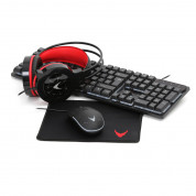 Varr 4in1 Gaming Mouse Set VG4IN1SET02 - комплект геймърска мишка, клавиатура, слушалки и пад (черен) 1