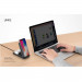Uniq Vertex Duo Slim Foldable Dual Wireless Charger 15W - двойна поставка (пад) за безжично захранване за Qi съвместими устройства и Apple Airpods (черен) 5