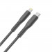 Uniq Flex USB-C to Lightning Cable PD 18W - USB-C към Lightning кабел за Apple устройства с Lightning порт (30 см) (сив) 3