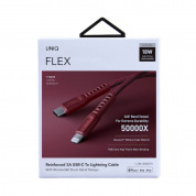 Uniq Flex USB-C to Lightning Cable PD 18W (120 cm) (ruby) 2
