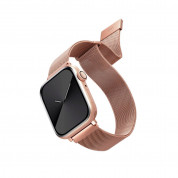 Uniq Dante Milanese Magnetic Stainless Steel Band for Apple Watch 38mm, 40mm, 41mm (rose gold)
