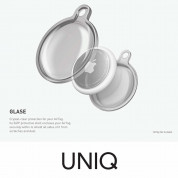 Uniq Glase Slim TPU Case - силиконов ключодържател за Apple AirTag (прозрачен) 2