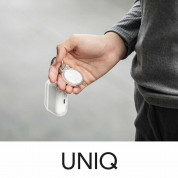 Uniq Glase Slim TPU Case - силиконов ключодържател за Apple AirTag (сив) 1