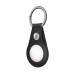 Uniq Domus Leatherette Case - кожен ключодържател за Apple AirTag (черен) 2