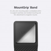 Uniq Heldro Mount Case - хибриден удароустойчив кейс с лента за ръка за iPhone 13 (прозрачен-мат) 4