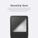 Uniq Heldro Mount Case - хибриден удароустойчив кейс с лента за ръка за iPhone 13 (прозрачен-мат) 5