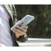 Uniq Heldro Mount Case - хибриден удароустойчив кейс с лента за ръка за iPhone 13 (прозрачен-мат) 7