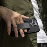 Uniq Heldro Mount Case - хибриден удароустойчив кейс с лента за ръка за iPhone 13 Pro (черен) 3