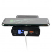 4smarts Wireless Powerbank 200W VoltHub Graphene UltiMag 20000mAh - мощна външна батерия с USB-C и USB-A изходи и двоен пад за безжично зареждане 2