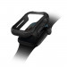 Uniq Torres Antimicrobical Apple Watch Case With 9H Tempred Glass 40mm - качествен хибриден кейс с вграден стъклен протектор за дисплея на Apple Watch 40мм (черен) 1