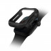 Uniq Torres Antimicrobical Apple Watch Case With 9H Tempred Glass 44mm - качествен хибриден кейс с вграден стъклен протектор за дисплея на Apple Watch 44мм (черен) 1