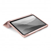 Uniq Moven Case - полиуретанов кейс с поставка и отделение за Apple Pencil 2 за iPad Air 5 (2022), iPad Air 4 (2020) (розов) 1