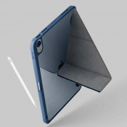 Uniq Moven Case - полиуретанов кейс с поставка и отделение за Apple Pencil 2 за iPad Air 5 (2022), iPad Air 4 (2020) (син) 7