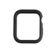 Uniq Lino Watch Case - висококачествен силиконов (TPU) кейс за Apple Watch 7 44мм (черен) 2