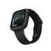 Uniq Lino Watch Case - висококачествен силиконов (TPU) кейс за Apple Watch 7 44мм (черен) 1