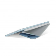 Uniq Camden Case - полиуретанов кейс с поставка и възможност за поставяне на Apple Pencil 2 за iPad Air 5 (2022), iPad Air 4 (2020) (син) 3