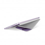 Uniq Camden Case - полиуретанов кейс с поставка и възможност за поставяне на Apple Pencil 2 за iPad Air 5 (2022), iPad Air 4 (2020) (лилав) 3