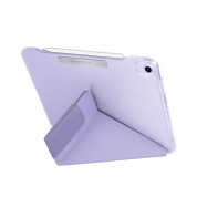Uniq Camden Case - полиуретанов кейс с поставка и възможност за поставяне на Apple Pencil 2 за iPad Air 5 (2022), iPad Air 4 (2020) (лилав) 2
