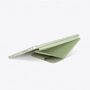 Uniq Camden Case - полиуретанов кейс с поставка и възможност за поставяне на Apple Pencil 2 за iPad Air 5 (2022), iPad Air 4 (2020) (зелен) 3