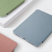 Uniq Camden Case - полиуретанов кейс с поставка и възможност за поставяне на Apple Pencil 2 за iPad Air 5 (2022), iPad Air 4 (2020) (зелен) 5