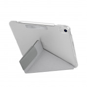 Uniq Camden Case - полиуретанов кейс с поставка и възможност за поставяне на Apple Pencil 2 за iPad Air 5 (2022), iPad Air 4 (2020) (сив) 2