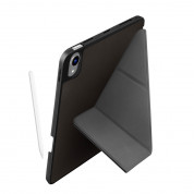 Uniq Transforma Case - термополиуретанов (TPU) кейс с поставка и отделение за Apple Pencil 2 за iPad Air 5 (2022), iPad Air 4 (2020) (черен)