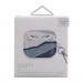 Uniq Coehl Ciehl Case - хибриден силиконов калъф с карабинер за Apple Airpods Pro (син) 4