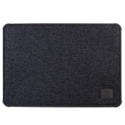 Uniq Dfender Sleeve - качествен удароустойчив калъф за Macbook Pro 15 (2016-2019) и лаптопи до 15 инча (черен)