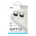Uniq Optix Camera Tempered Glass Lens Protector - предпазни стъклени лещи за камерата на iPhone 13, iPhone 13 mini (сребрист) 2
