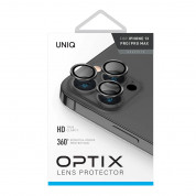 Uniq Optix Camera Tempered Glass Lens Protector for iPhone 13 Pro, iPhone 13 Pro Max (graphite) 1