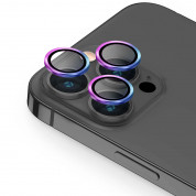 Uniq Optix Camera Tempered Glass Lens Protector - предпазни стъклени лещи за камерата на iPhone 13 Pro, iPhone 13 Pro Max (хамелеон)