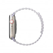 Uniq Revix Silicone Magnetic Strap for Apple Watch 38, 40, 41mm (lilac-white) 3