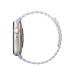 Uniq Revix Silicone Magnetic Strap - двулицева магнитна силиконова каишка за Apple Watch 38мм, 40мм, 41мм (лилав-бял) 4