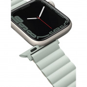 Uniq Revix Silicone Magnetic Strap - двулицевва магнитна силиконова каишка за Apple Watch 38мм, 40мм, 41мм (зелен-бежов) 6