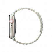 Uniq Revix Silicone Magnetic Strap - двулицевва магнитна силиконова каишка за Apple Watch 38мм, 40мм, 41мм (зелен-бежов) 3