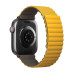 Uniq Revix Silicone Magnetic Strap - двулицева магнитна силиконова каишка за Apple Watch 42мм, 44мм, 45мм, Ultra 49мм (жълт-кафяв) 3